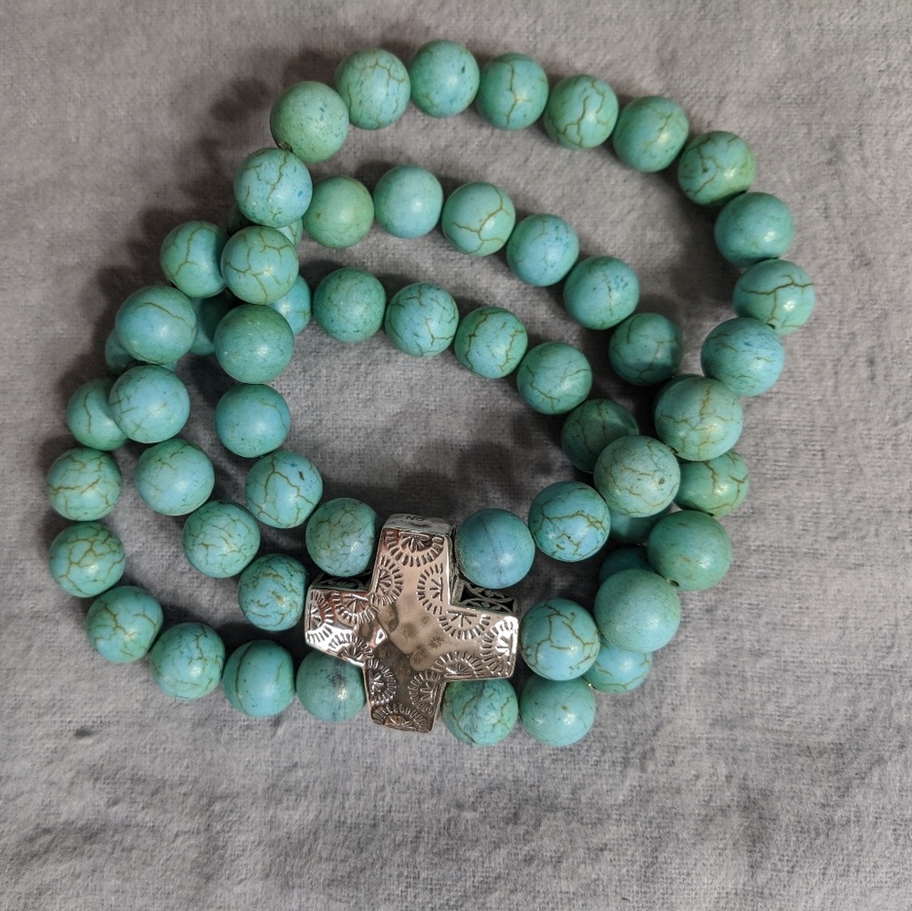 Silpada "Devotion" Howlite Bracelet